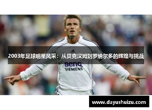 2003年足球明星风采：从贝克汉姆到罗纳尔多的辉煌与挑战